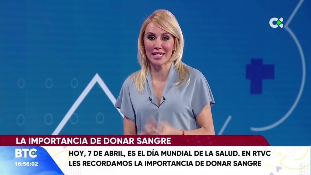 La periodista Rebeca Paniagua. (RTVC)
