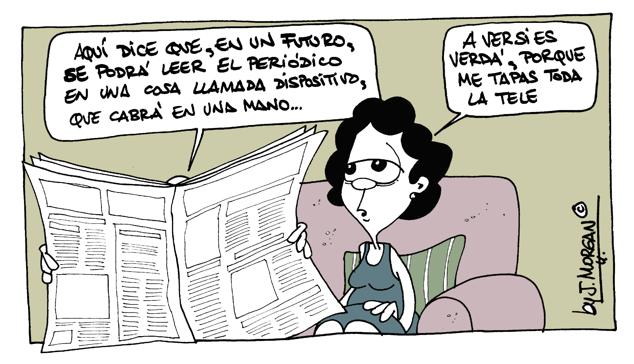 Una de las viñetas de Morgan. (MORGAN/ CANARIAS 7)