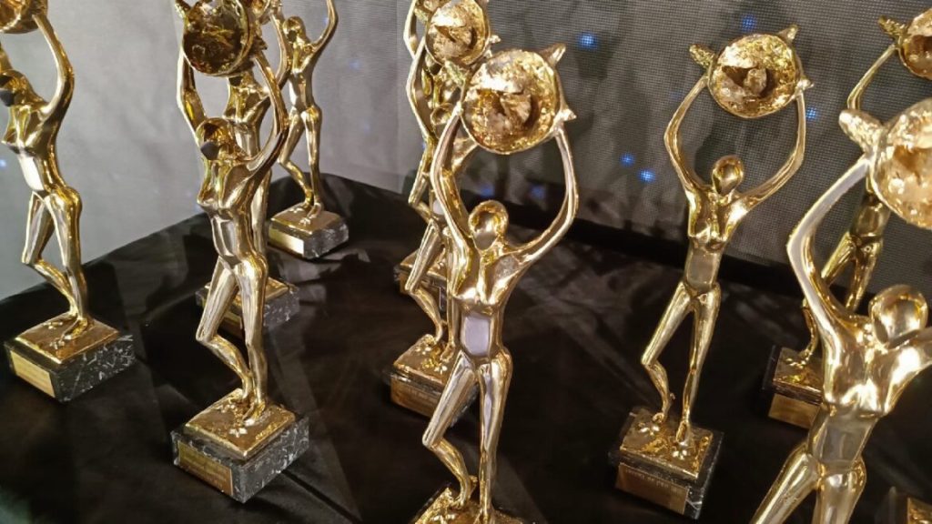 Trofeos de los premios Antenas de Oro. (APM)