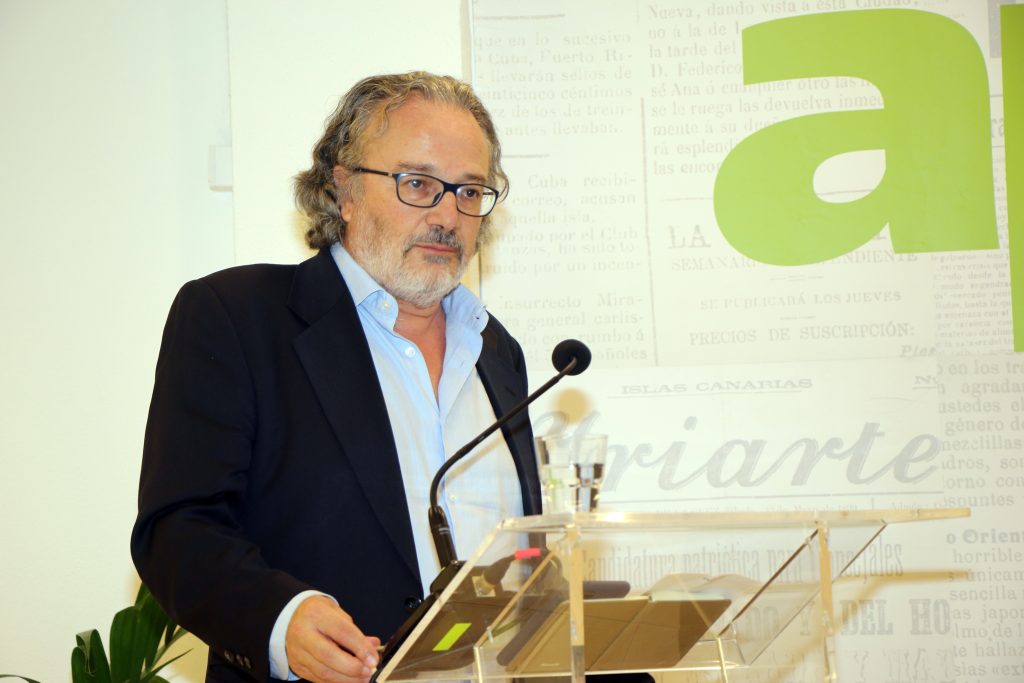 Miguel Ángel Noceda en la inauguración de la sede de la APT tinerfeña. (JLR)