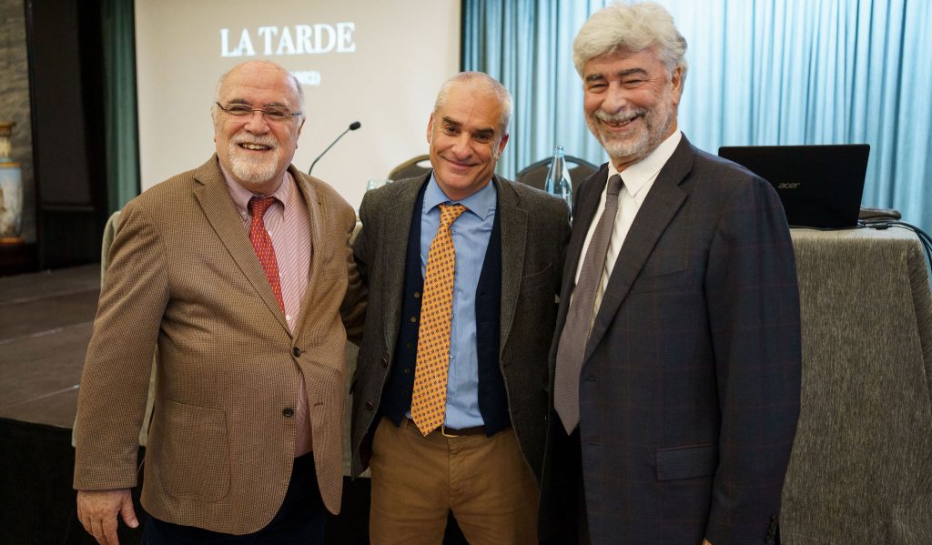 Salvador García, José Luis Zurita y Humberto Hernández. (RAMÓN DE LA ROCHA / REAL CASINO DE TENERIFE)