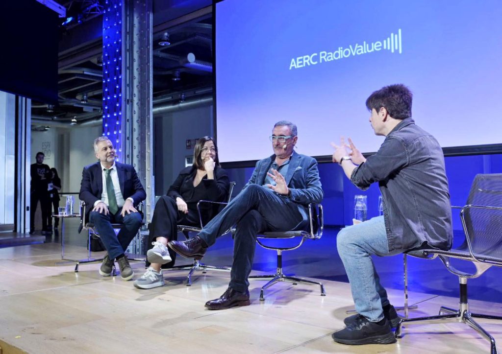 Carlos Alsina, Àngels Barceló, Carlos Herrera y Juan Carlos Ortega. (IRENE MEDINA/AERC)