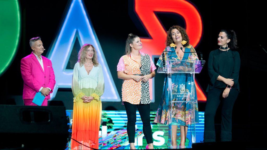 Minerva Santana, Patricia Moralejo y Mariam Moragas.