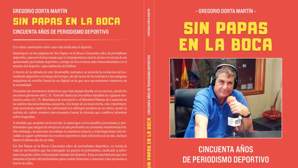Tapas del libro ‘Sin papas en la boca’, del que es autor Gregorio Dorta.