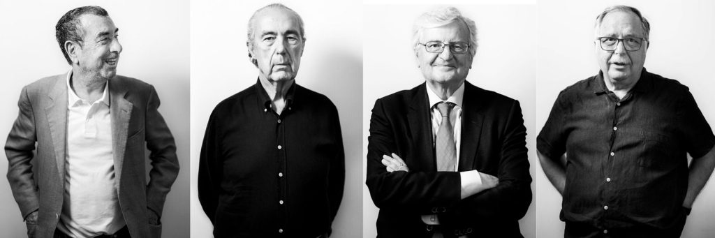 José Luis Garci, Luis Alberto de Cuenca, Eduardo Torres-Dulce y Luis Herrero.