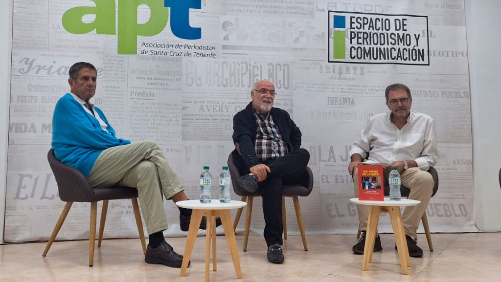 Gregorio Dorta, Salvador García Llanos y Juan Galarza.