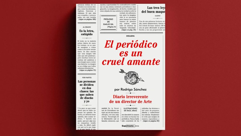 Portada del libro ‘El periódico es un cruel amante’.