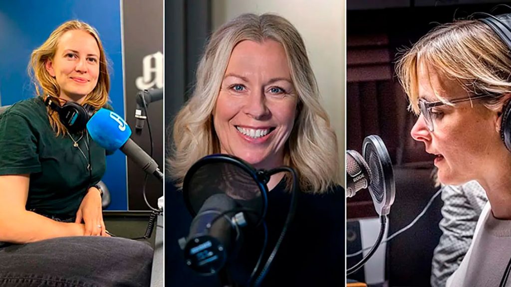 Anne Lindholm (Aftenposten), Maria Bjaring (Aftonbladet) y Eva Johannesson (Svenska Dagbladet).