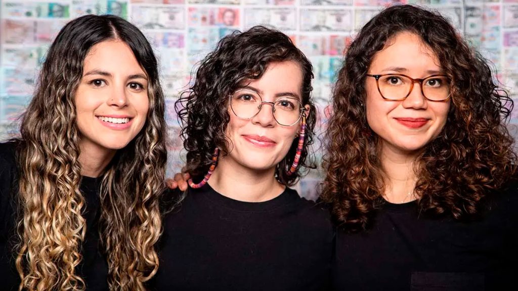 Valerie Cifuentes, Angélica María Gómez y Camila González Olarte.