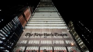 Sede de The New York Times.