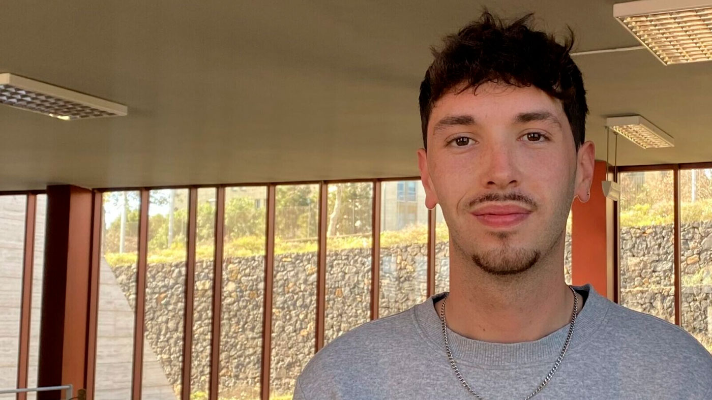 Alberto Valenzuela, estudiante de SICUE en la ULL