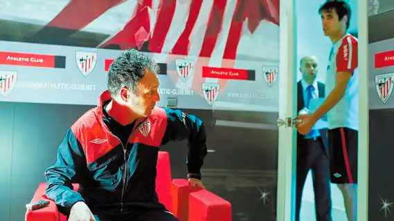 Joaquín Caparros en su etapa como entrenador del Athletic Club