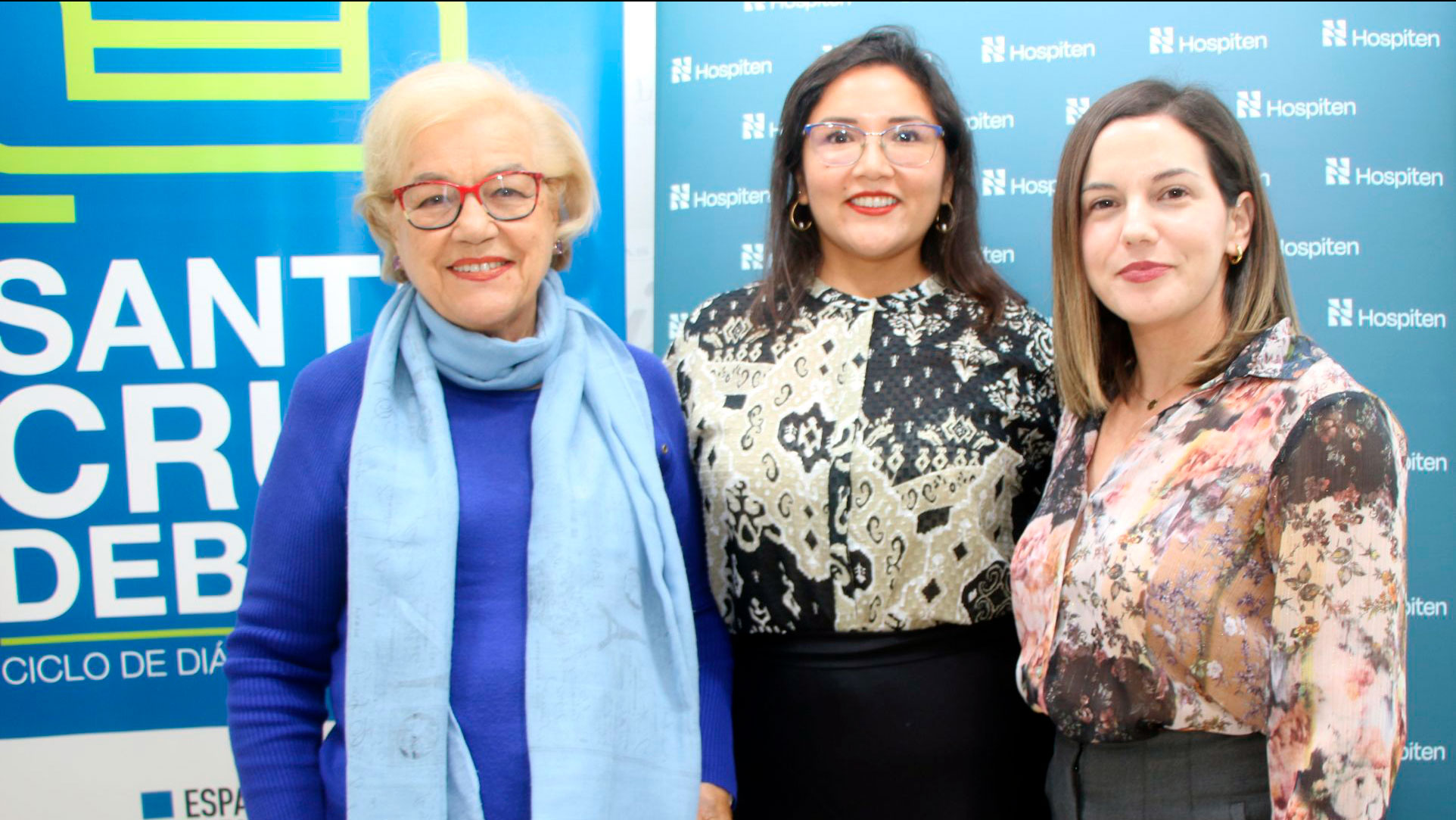 Teresa Alfonso, Katherine Bustamante y Tamara Hernández.