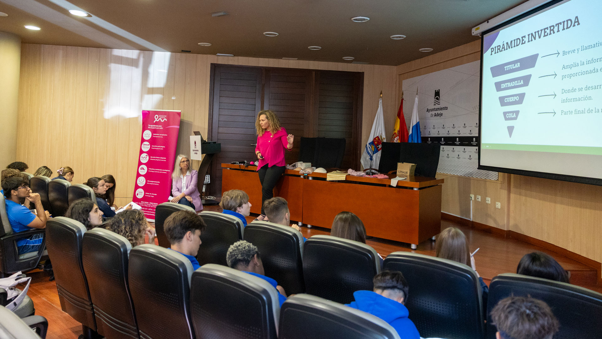 Un momento de la experiencia vivida por los alumnos del IES El Galeón.