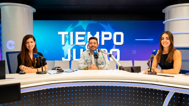 Gemma Santos, Germán Mansilla y Andrea Peláez.