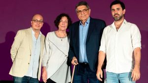 Javier Volpi, Alma Guillermoprieto, Sergio Ramírez y Enrique Naveda