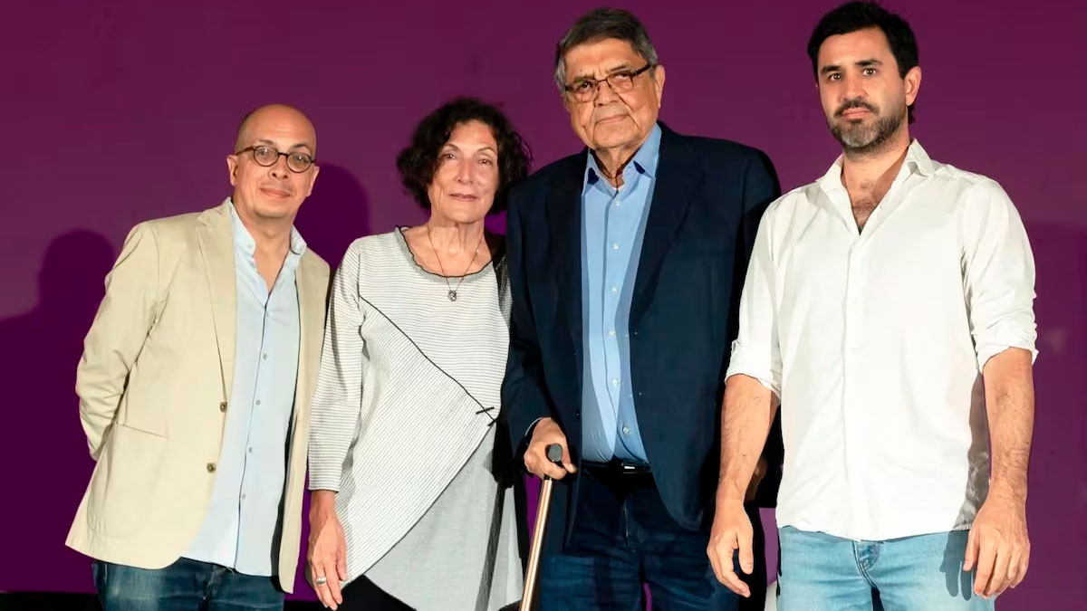Javier Volpi, Alma Guillermoprieto, Sergio Ramírez y Enrique Naveda