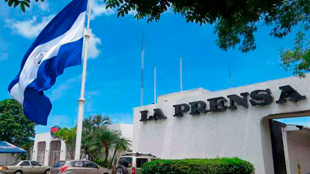 Sede del periódico nicaragüense ‘La Prensa’