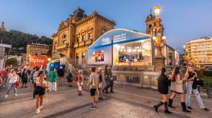Dispositivo de RTVE en el festival de San Sebastián