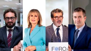 Joaquín Manso, María Rey, Julián Quirós y Jordi Juan