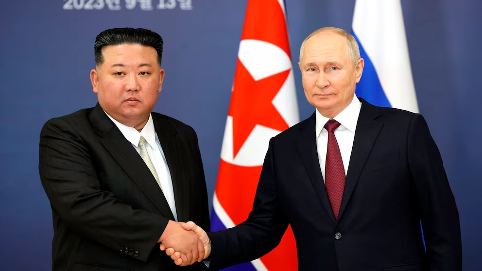 Kim Jong-un y Vladímir Putin. (Kremlin/Dpa)