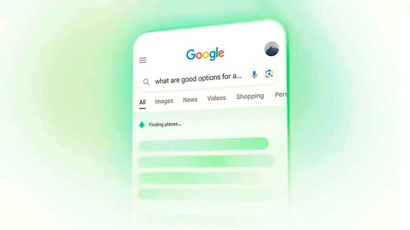 Una imagen de AI Overviews.