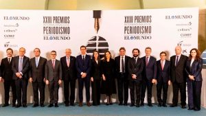 Foto de familia de la entrega de los XXIII Premios Internacionales de Periodismo de El Mundo