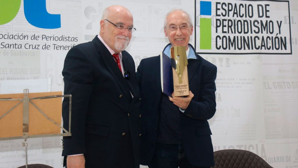 Salvador García Llanos y Carmelo Rivero Ferrera. (José Luis Rodríguez/ACAN)