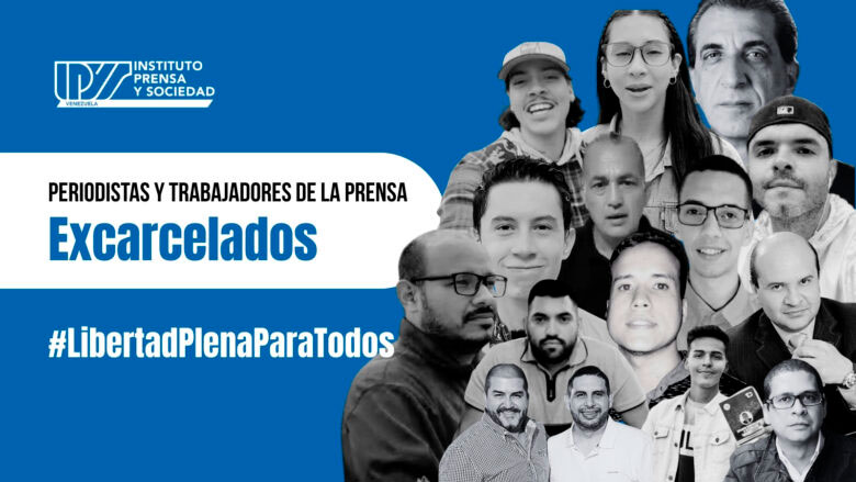 Periodistas venezolanos excarcelados.