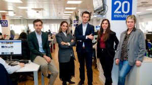 Desde la izquierda: Álex Herrera. Cata Göpel, Jesús Morales, Mara González y Susana Gozalo. (José González / 20minutos)