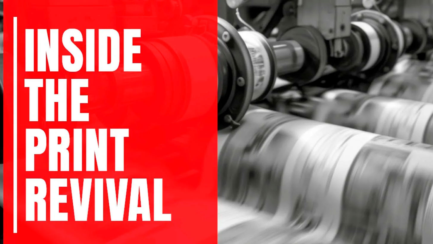 Portada del informe ‘Inside the Print Revival’.