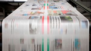 Rotativa en funcionamiento.