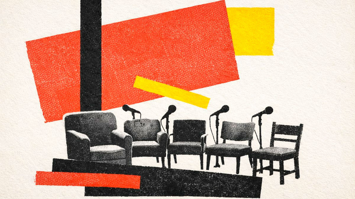 Escenario para una tertulia.