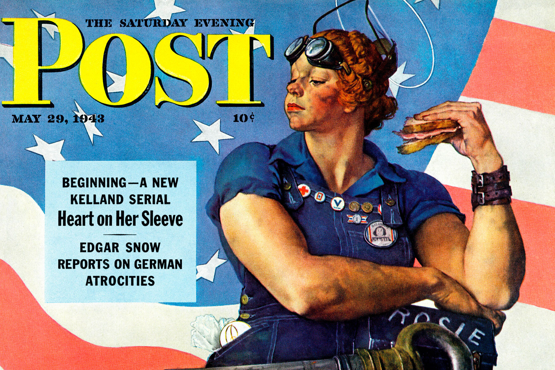 Portada de ‘The Saturday Evening Post en una edición de 1943.